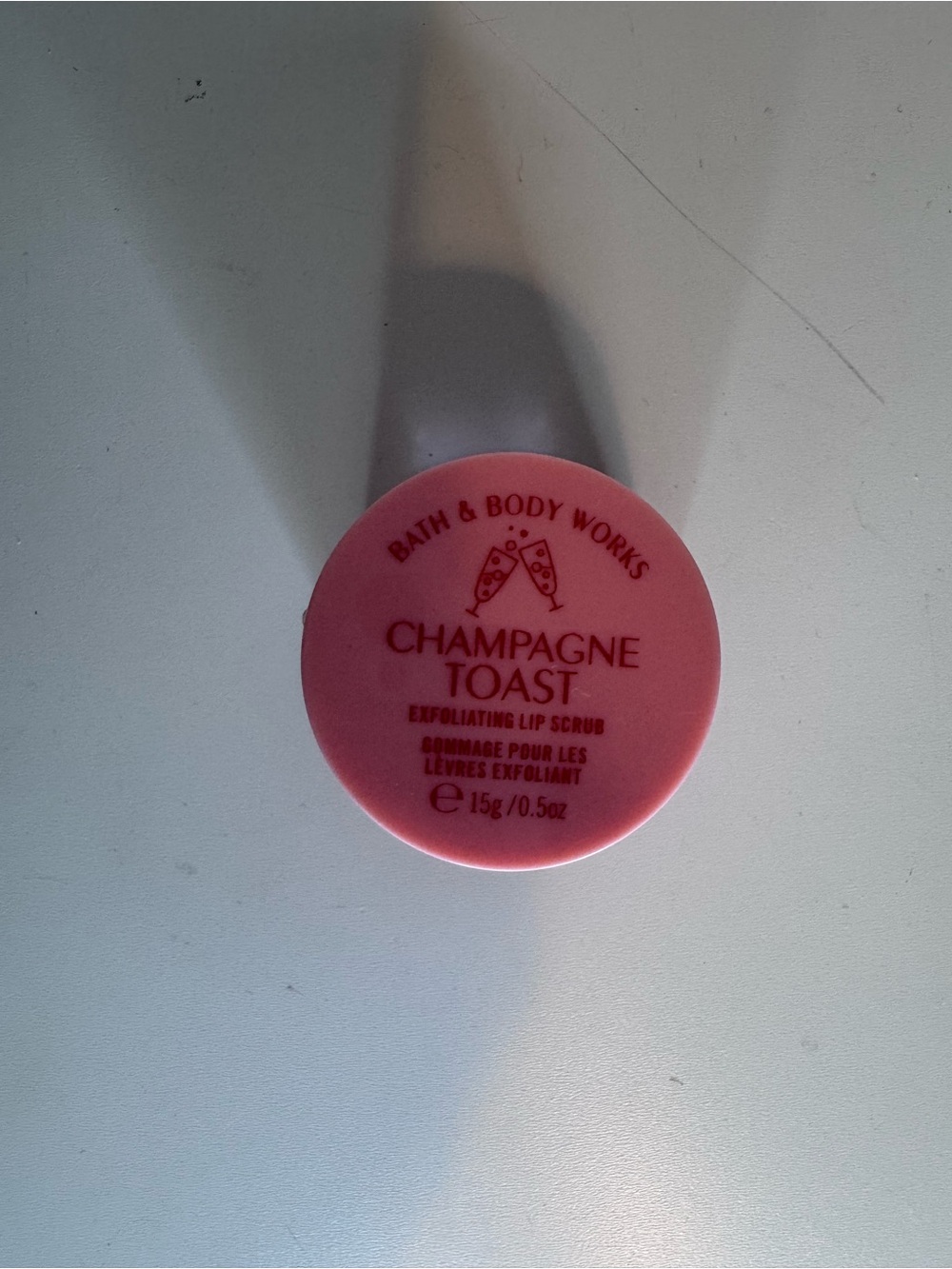 Bath & Body Works Pink Champagne Toast Exfoliating Lip Scrub Jar